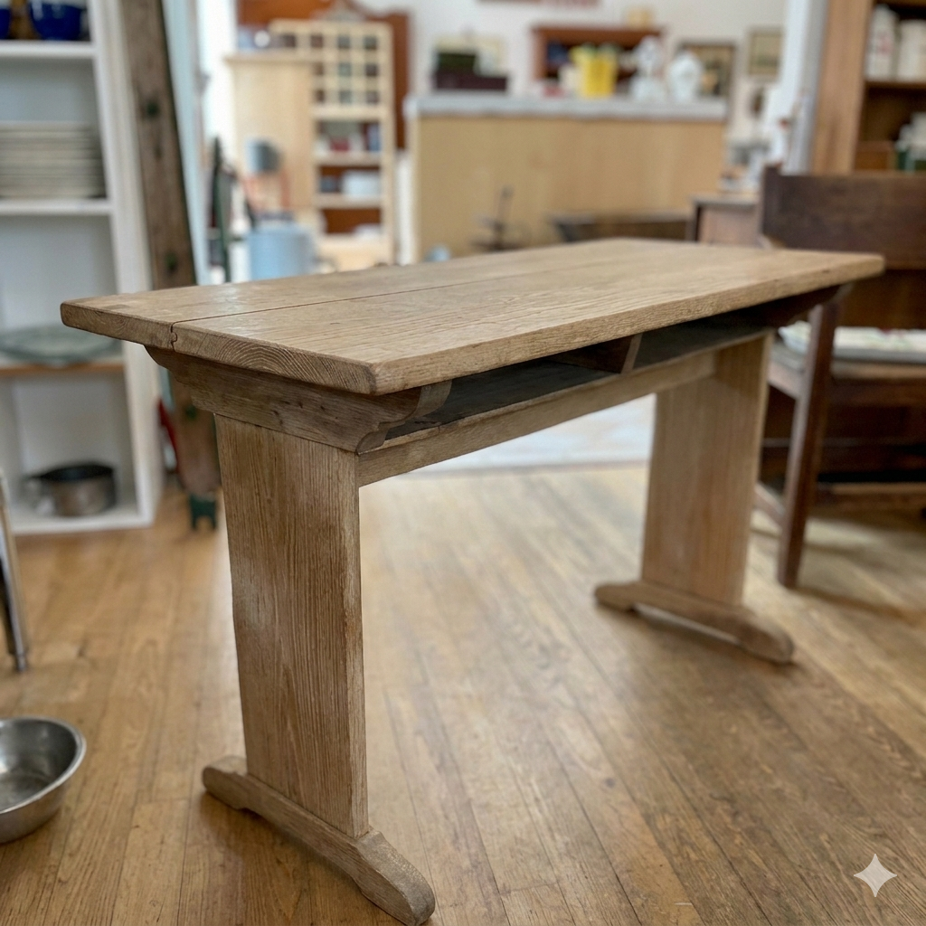 VINTAGE TRESTLE TABLE
