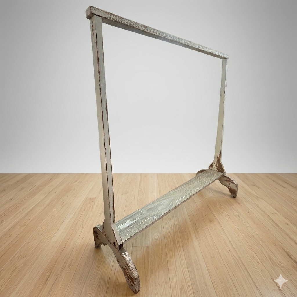 VINTAGE FREESTANDING CLOTHES RAIL