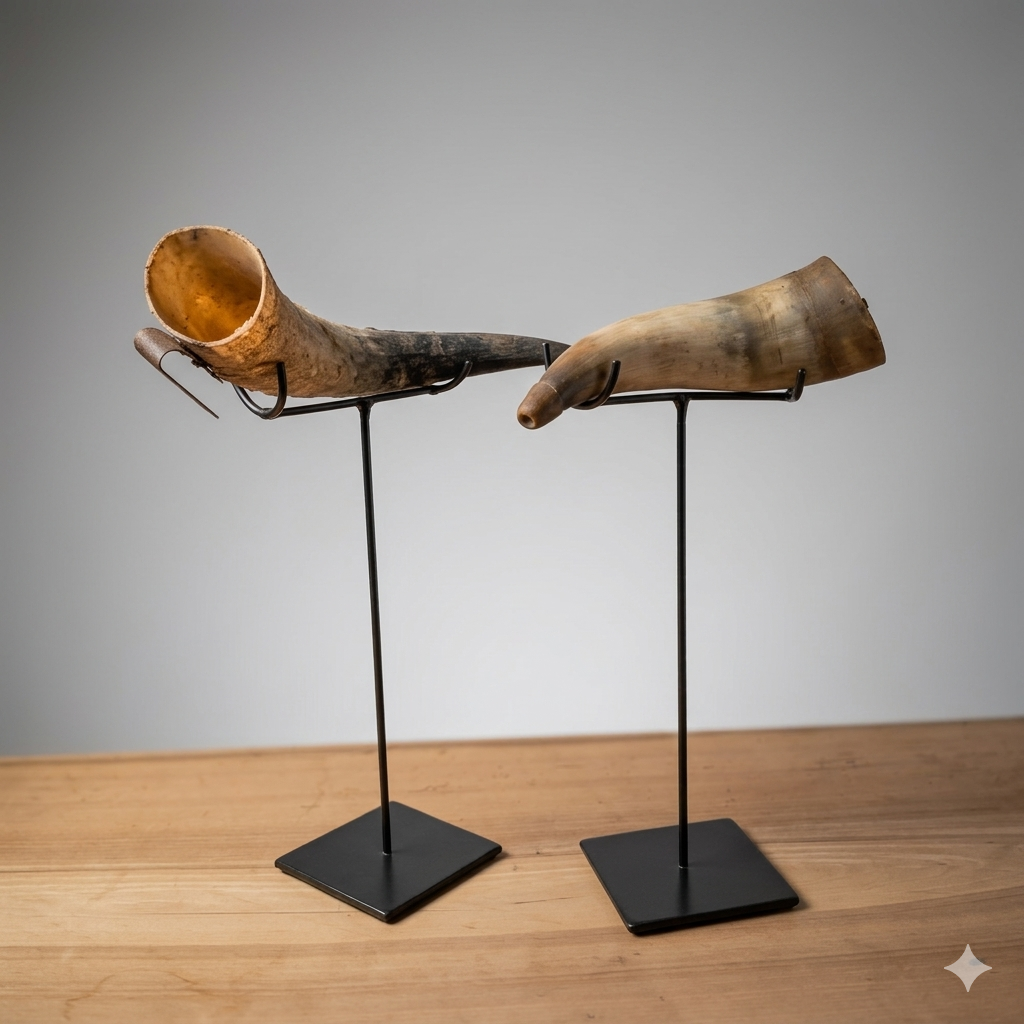 DECORATIVE POWDER HORNS