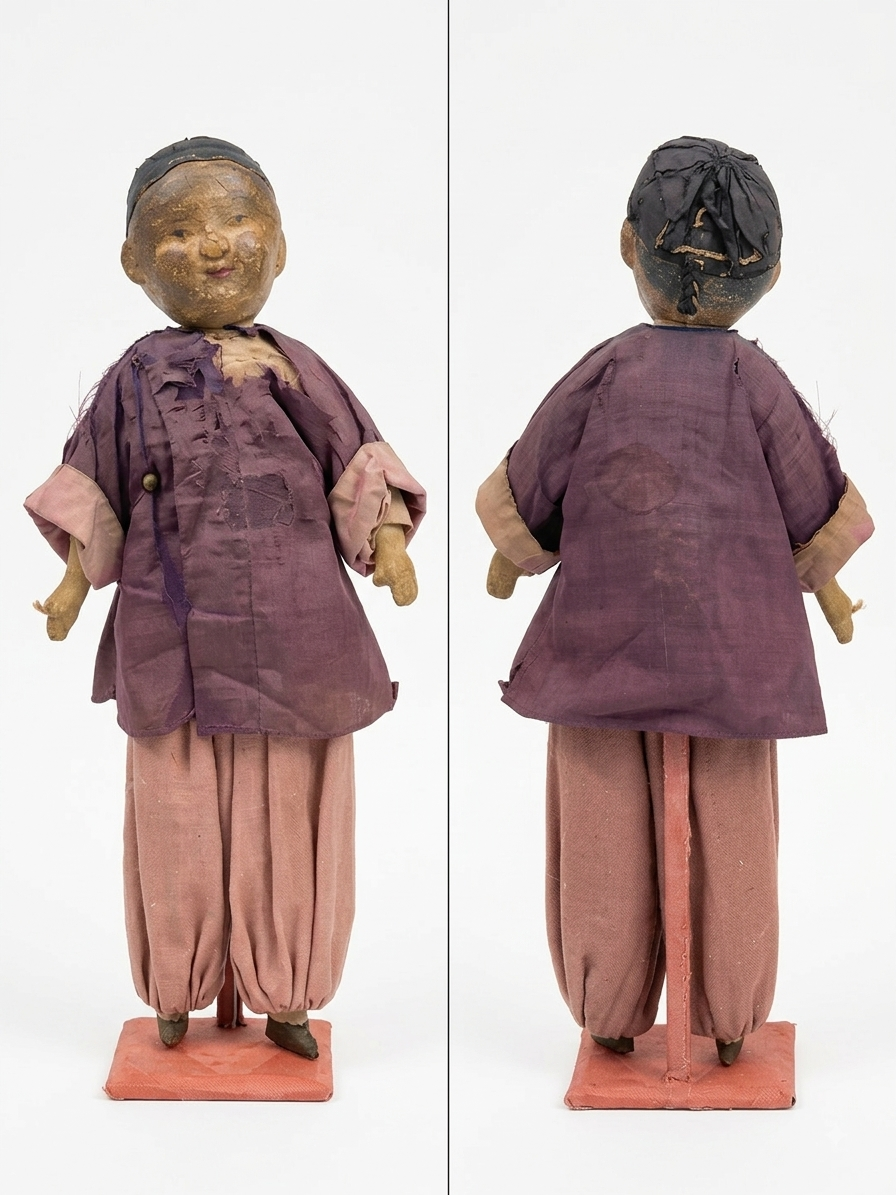 ASIAN FOLK ART DOLL